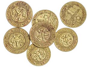 Lote 7 monedas 25(2) Céntimos y 1(5) ... 