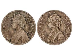 Lote 2 monedas 1 Peseta. 1947 (*19-52) y ... 