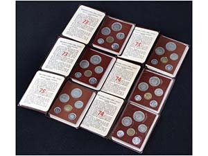 Lots and F.N.M.T. - Lote 6 series 6 monedas ... 