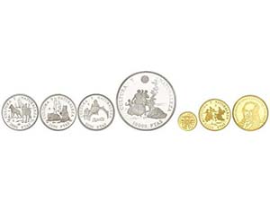 Serie 6 monedas 2.000 (2), 5.000, 10.000, ... 
