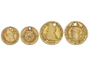 Lote 2 monedas 1/2 y 1 Escudo. CARLOS III y ... 