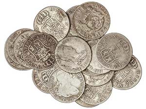 Lote 33 monedas 2 Reales. 1748 a 1833. ... 