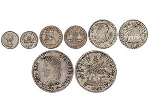 Bolivia - Lote 4 monedas 1/4, 1/2, 1 y 4 ... 