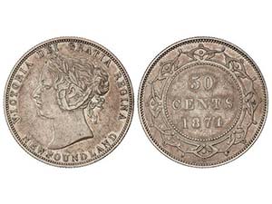 Canada - 50 Centavos. 1874. VICTORIA. ... 