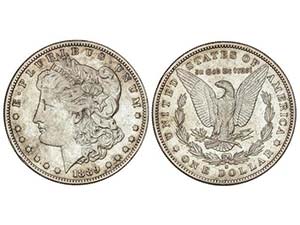 United States of America - 1 Dólar. 1889-S. ... 