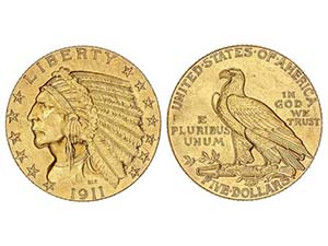 United States of America - 5 Dólares. 1911. ... 