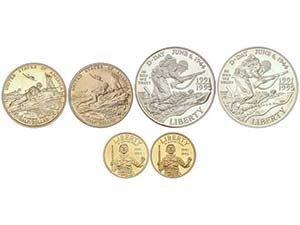 United States of America - Lote 6 monedas ... 
