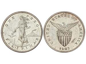 Philippines - 1 Peso. 1903-S. SAN FRANCISCO. ... 