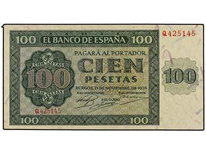 Estado Español - 100 Pesetas. 21 Noviembre ... 