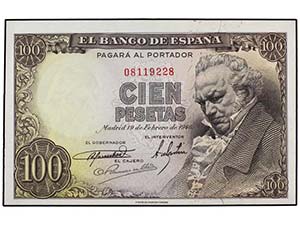 Estado Español - 100 Pesetas. 19 Febrero ... 