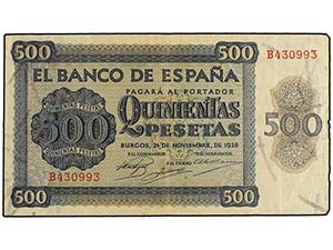 Estado Español - 500 Pesetas. 21 Noviembre ... 