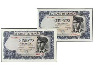Estado Español - Lote 7 billetes 500 ... 