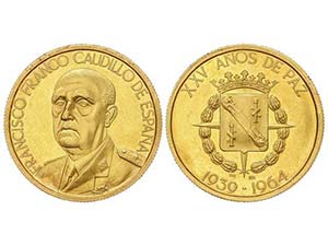 Gold Medals - Medalla. XXV AÑOS DE PAZ ... 