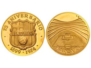 Gold Medals - Medalla 75 Aniversario F.C. ... 