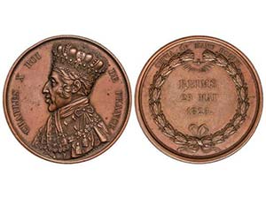 Medalla Coronación. 1825. CARLOS X. REIMS. ... 