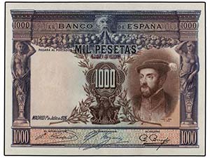 Lote 2 billetes 1.000 Pesetas. 1 Julio 1925. ... 