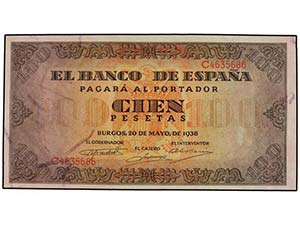 Estado Español - Lote 2 billetes 100 ... 