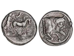Tetradracma. 480-470 a.C. GELA. SICILIA. ... 