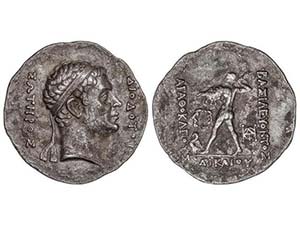 Tetradracma. 185-180 a.C. AGATHOKLES. REINO ... 