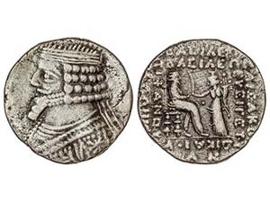 Tetradracma. 38 a 3 a.C. PHRATES IV. PARTIA. ... 