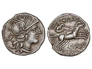 Denario. 140 a.C. VALERIA-7. C. Valerius C. ... 