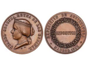 SPANISH MONARCHY: ELISABETH II - Medalla ... 