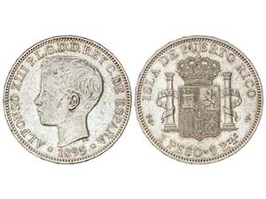 1 Peso. 1895. PUERTO RICO. P.G.-V. ESCASA. ... 