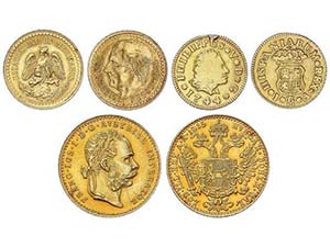 Lote 3 monedas. 1744, 1915 y 1945. 1/2 ... 