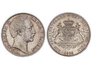 WORLD COINS: GERMAN STATES - Thaler. 1858. ... 