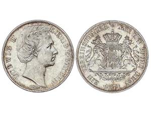 WORLD COINS: GERMAN STATES - Thaler. 1871. ... 