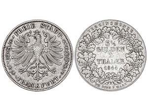 WORLD COINS: GERMAN STATES - Doble Thaler (3 ... 