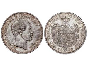 WORLD COINS: GERMAN STATES - Thaler. 1863. ... 