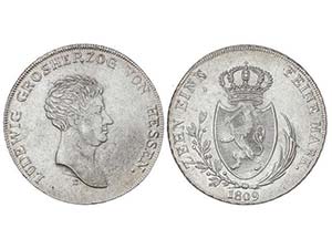 WORLD COINS: GERMAN STATES - Thaler. 1809-L. ... 