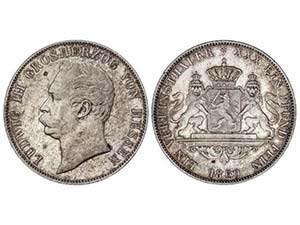 WORLD COINS: GERMAN STATES - Thaler. 1860. ... 