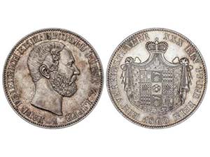WORLD COINS: GERMAN STATES - Thaler. 1860-A. ... 