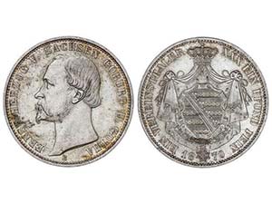 WORLD COINS: GERMAN STATES - Thaler. 1870-B. ... 