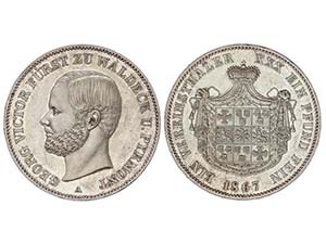 WORLD COINS: GERMAN STATES - Thaler. 1867. ... 