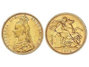 WORLD COINS: AUSTRALIA - Soberano. 1892-M. ... 