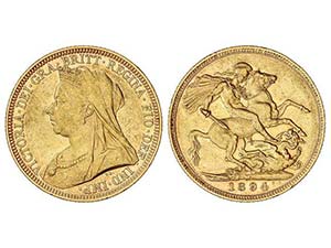 WORLD COINS: AUSTRALIA - Soberano. 1894-M. ... 
