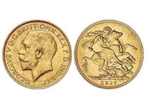 WORLD COINS: AUSTRALIA - Soberano. 1917-P. ... 