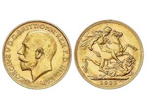 WORLD COINS: AUSTRALIA - Soberano. 1923-P. ... 