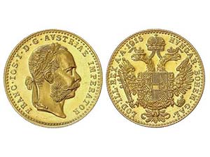 WORLD COINS: AUSTRIA - 1 Ducado. 1915. ... 