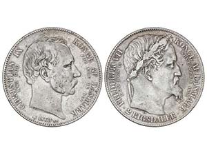 WORLD COINS: DENMARK - 2 Rigsdaler. 1863. ... 