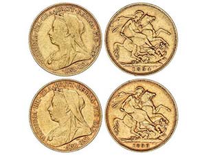 WORLD COINS: GREAT BRITAIN - Lote 2 monedas ... 