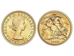 WORLD COINS: GREAT BRITAIN - Soberano. 1962. ... 