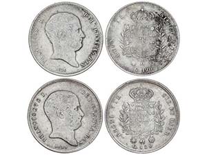 WORLD COINS: ITALIAN STATES - Lote 2 monedas ... 