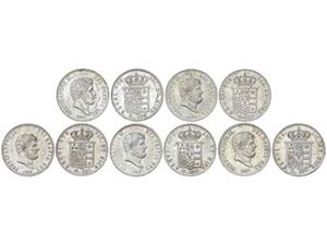 WORLD COINS: ITALIAN STATES - Lote 5 monedas ... 