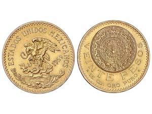 WORLD COINS: MEXICO - 20 Pesos. 1959. 16,66 ... 