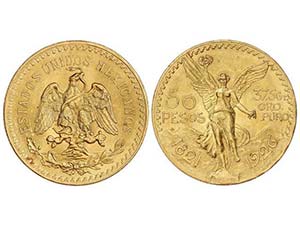 WORLD COINS: MEXICO - 50 Pesos. 1926. 41,62 ... 