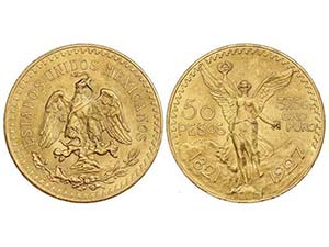 WORLD COINS: MEXICO - 50 Pesos. 1927. 41,64 ... 